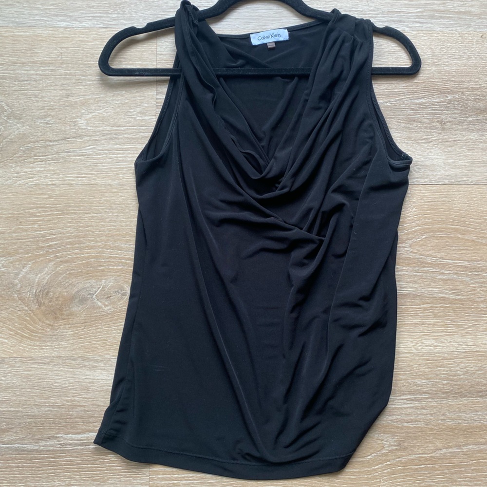 Calvin Klein Black Sleeveless Top